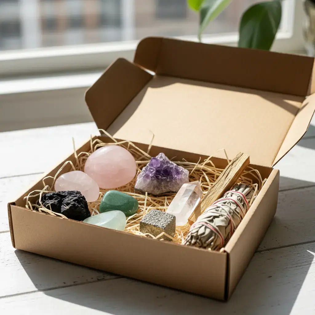Starter Crystal Kit box and contents